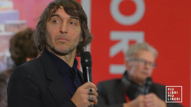 Giuseppe Cruciani e sullo sfondo Eduard Limonov