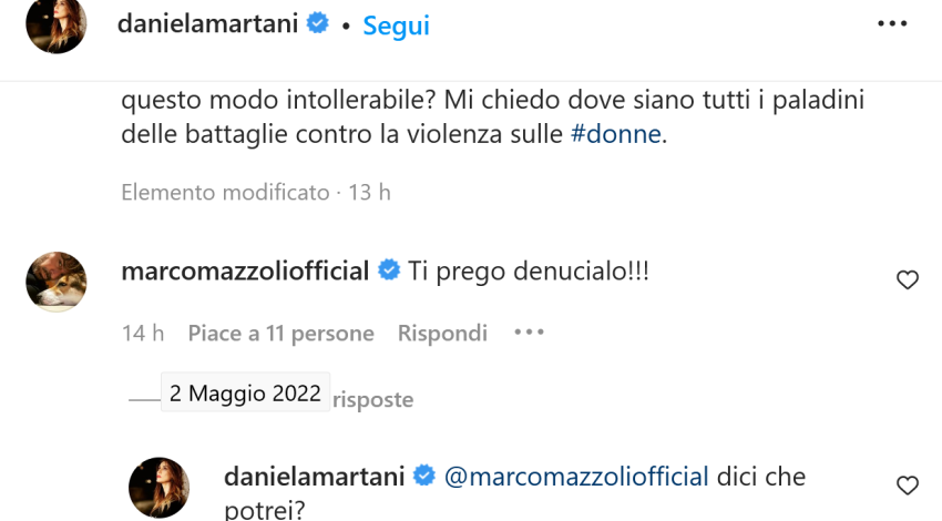 Daniela Martani, Marco Mazzoli
