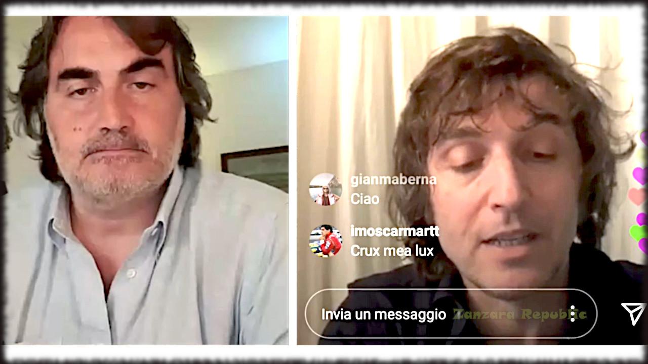Pardo e Cruciani in diretta Instagram