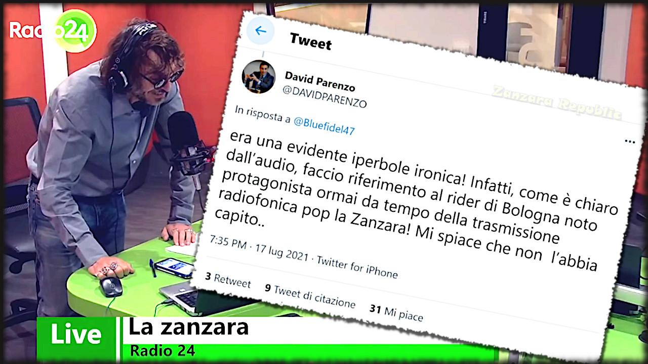Parenzo sotto attacco per la battuta sul Rider e lo sputo ai renitenti - La Zanzara
