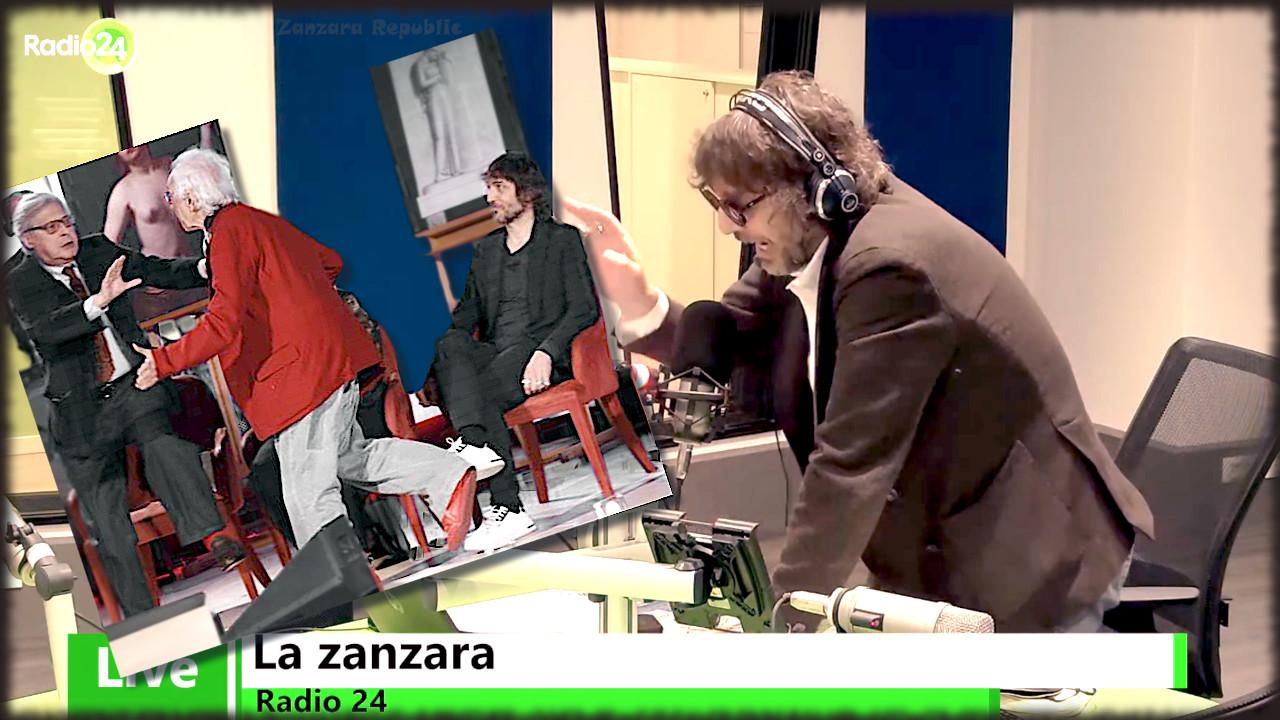 La rissa in tv fra Sgarbi e Mughini - La Zanzara