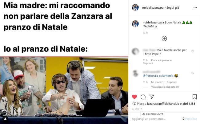 "Noi della Zanzara" su Instagram