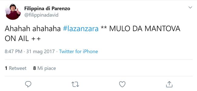 Filippina di Parenzo tweet 2