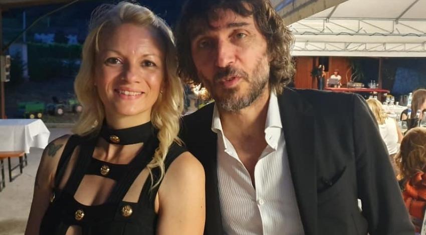 Cruciani alla festa di compleanno (da Facebook)