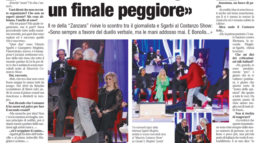 Biasin intervista Cruciani su LIbero