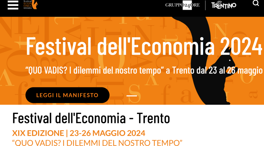 Festival EconomiaTrento 2024