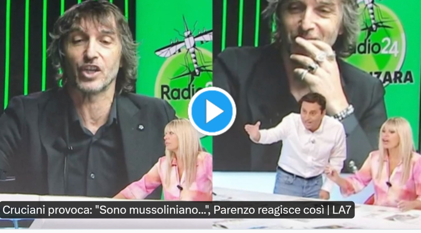 Parenzo, Cruciani e Mussolini - L'Aria Che Tira