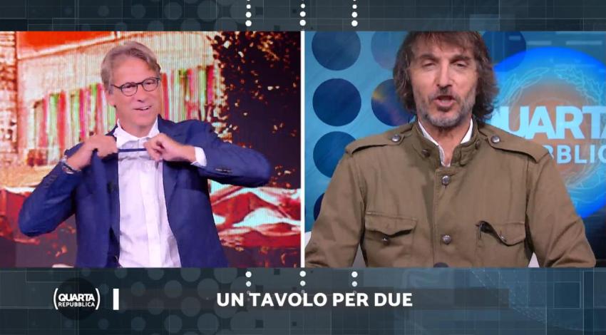 Porro e Cruciani Un tavolo per due: il caso Trocchia-Giudice