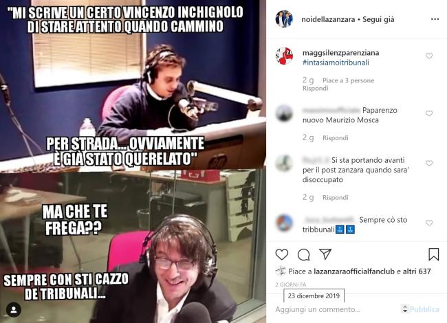 Noi della Zanzara (da Instagram)